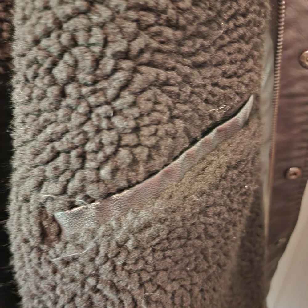 Preowned Levi's Faux leather‎ and sherpa jacket